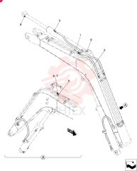 Hyd., Cylinder, (Boom) PY42H00050F1