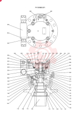 HYDRAULIC MOTOR,22.1CC PY15V00012F1 (1)
