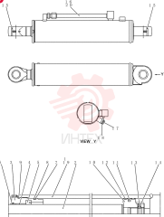 Cylinder Assy, Angle PY01V00035F1
