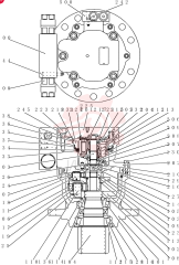 HYDRAULIC MOTOR,22.1CC