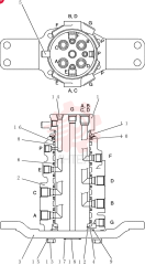 HYDRAULIC SWIVEL 24100J12703F1