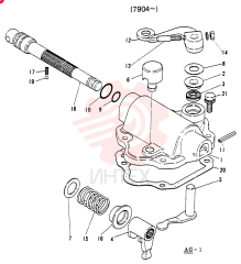 GEAR SHIFTER ASSY (FOR M0 ONLY), Start Serial: 8102-