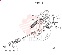 POWER CYLINDER ASSY (FOR M0 ONLY), Start Year: 01-AUG-80