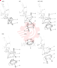 BRACKET,MOUNTING FR (FOR M0 ONLY) VAME039147 (2)