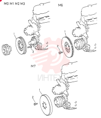 Схема (6D14) - MITSUBISHI DIESEL ENGINES - K907D & K907LC EXCAVATORS (1/86-12/06) VAME032357