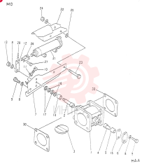 EXHAUST BRAKE ASSY VAME063719