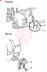 BRACKET, MOUNTING FR VAME047070