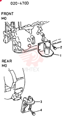 BRACKET,MOUNTING  FR VAME047070