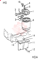 Схема (6D16-T) - MITSUBISHI DIESEL ENGINE - K907 & MD180LC (1/87-12/06) VAME035735 (2)