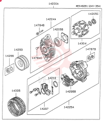 ALTERNATOR,24V, 30 Amp VAME049177 (3)