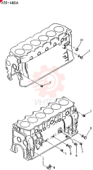Схема (6D31-T) - MITSUBISHI DIESEL ENGINE (1/06-12/06) VAMH037720