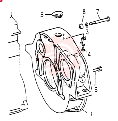 Схема (6DR5) - MITSUBISHI DIESEL ENGINE (1/06-12/06) VAME008535