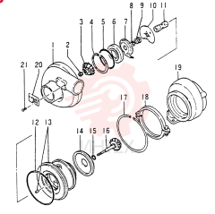 Схема (6DR5) - MITSUBISHI DIESEL ENGINE (1/06-12/06) VAME008413 (2)