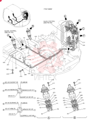 Схема (70SR-1E) - SHORT RADIUS EXCAVATOR BTW YT02-04001 - YT02-05431 (1/02-8/08) YT68H00048F1 (3)
