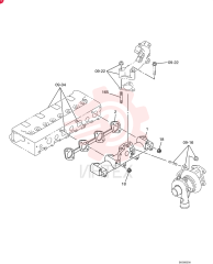 EXHAUST MANIFOLD VI8980305660
