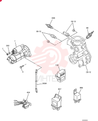 STARTER MOTOR VI8980723151 (1)