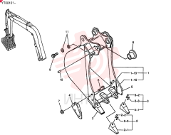 BUCKET ASSY,BUCKET CAPACITY-0.14M3(OLD JIS)
