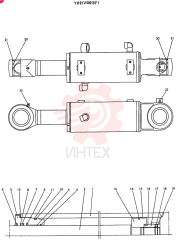 HYDRAULIC CYLINDER YR01V00015F1 (1)