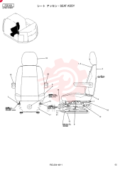 SEAT ASSY. YT25M00025F1