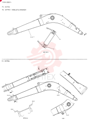 BOOM ASSY, HOE 4.26M (EXTRA) YV02B00046F4 (1)