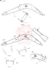BOOM ASSY, HOE 4. 26M