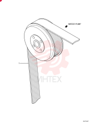 BELT, TRANSMISSION VA3434904400