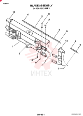 DOZER BLADE 24100J21251F1
