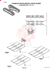 Схема (ED180) - BLADE RUNNER EXCAVATOR/DOZER ASN YLU0001 (1/99-12/01) 24100J20770F1