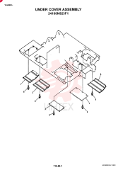 UNDERCOVER ASSY 24100N9223F1
