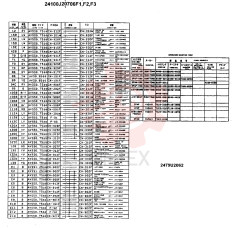 WIRING ASSY, ELEC (F1 ONLY), Serial Range: -4/9/99 24100J20706F1 (9)