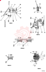 CONTROL LINES, REMOTE BREAKER & EXTRA & ROTATION YM68HU0014F1 (2)