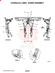 HYD LINES, DOZER ASSY YM02HU0003F1