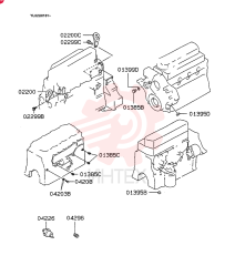 PLUG,CYLINDER BLOCK, SCREW,16, 0001-1-