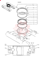 RING ASSY, SLEWING YM40F00002F1