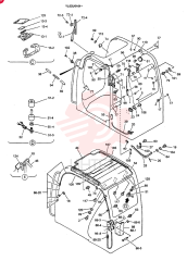 Схема (ED190LC) - BLADE RUNNER EXCAVATOR/DOZER BTW YL02U0101 - YL03U0135 (1/02-12/06) YN02C00068F1 (4)