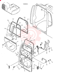 Схема (ED190LC) - BLADE RUNNER EXCAVATOR/DOZER BTW YL02U0101 - YL03U0135 (1/02-12/06) YN51C00007F1