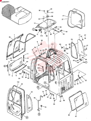 Схема (ED190LC) - BLADE RUNNER EXCAVATOR/DOZER BTW YL02U0101 - YL03U0135 (1/02-12/06) YN02C00068F1 (3)