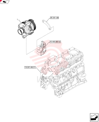 ALTERNATOR,24V, 70A, W/ Pulley 4892318 (1)