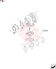 FLANGE NUT,M8 4899118 (1)