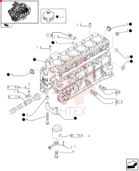 CYLINDER BLOCK,6 Cylinders