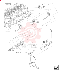Схема (F4HFE413P A001) - ENGINE - 5801655811 - 47426272 (11/13-) 16776925