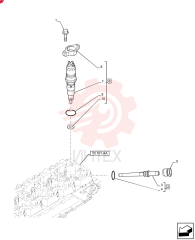 BOLT,Flng, M6 x 1 x 35mm