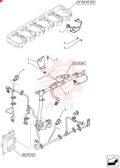 Схема (F4HFE6132 A003) - ENGINE 5801753676 - 47541755 (1/14-) 5802038648