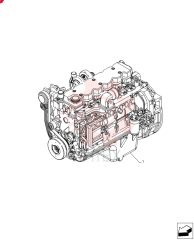 Схема (F4HFE6136 B003) - ENGINE  5801939277  47603479   SPRAYER  PATRIOT 2250 T4B (7/15-)