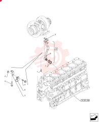 SCREW,Hex Flg, M8 x 1.25 x 25 4899079 (2)