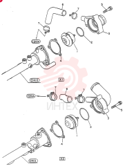 Схема (FD6(T)14) - NISSAN DIESEL ENGINE ASN 050001 - LK400 & LK500A (1/06-12/06) VG2120090115