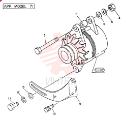GENERATOR ASSY (INNER PARTS 07-002), FOR 41,46,47,51,56,57,72,76,81 ONLY VG23100Z5509 (2)