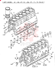 Схема (FD6T04) - NISSAN DIESEL ENGINE - LK500 (1/06-12/06) VG11010Z5500
