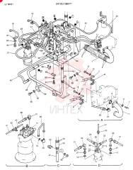 HYDR LINES, UPP 24100J10861F1 (2)