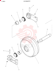 IDLER WHEEL 24100N2970F1